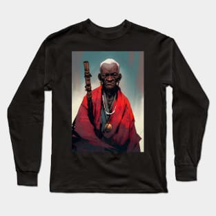 Old Black Samurai III Long Sleeve T-Shirt